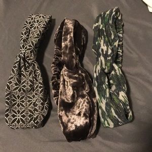 Three twist front headbands